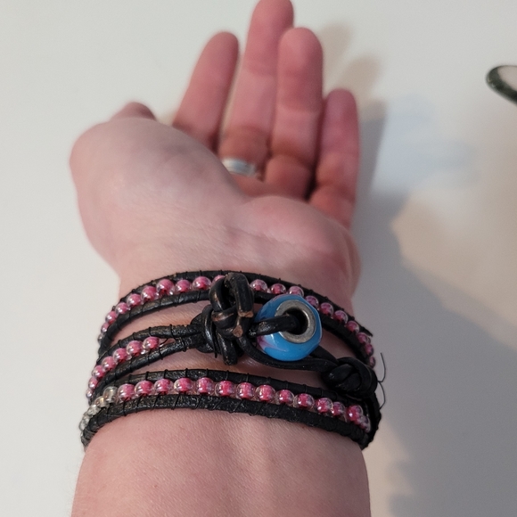 Wrap bracelet....21-22" long - Picture 3 of 5